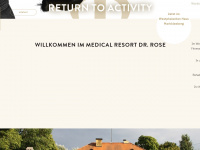 medical-resort-rose.de Webseite Vorschau