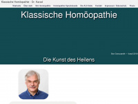 homoeopathie-dr-karad.de Webseite Vorschau