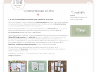 xtine-papeterie.at Webseite Vorschau