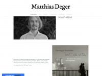 matthias-deger.com Webseite Vorschau