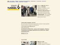 statttunnel.at Webseite Vorschau