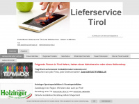 lieferservice-tirol.at Webseite Vorschau