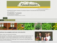 koasakraeuter.at Webseite Vorschau