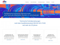 dito-sprachenservice.com Webseite Vorschau