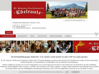 trachtenverein-edelraute.at Webseite Vorschau