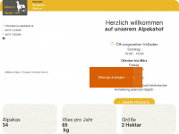 ederers-alpakahof.at Webseite Vorschau