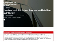 metallbau-neumaier.de Webseite Vorschau