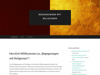 begegnungenmitreligionen.wordpress.com Webseite Vorschau