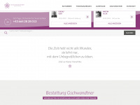 bestattung-gschwandtner.at Webseite Vorschau