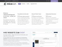 micecon.com Webseite Vorschau