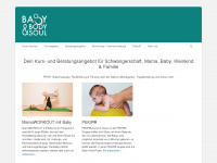 babybodyandsoul.de Webseite Vorschau