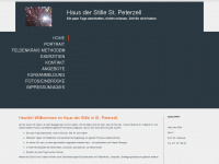hausderstille.ch Webseite Vorschau