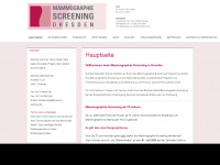 mammographie-dresden.de Webseite Vorschau