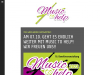 musictohelp.de Webseite Vorschau
