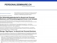 personalseminare.ch Webseite Vorschau