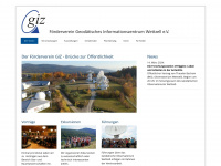 giz-wettzell.de Webseite Vorschau