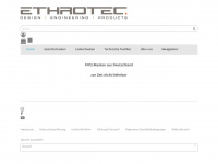 ethrotec-shop.de Webseite Vorschau