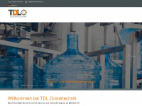 tdl-dosiertechnik.de Webseite Vorschau