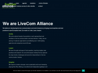 livecomalliance.eu Webseite Vorschau