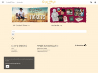 gregormeyle-tickets.de Webseite Vorschau
