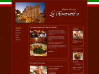 trattoria-la-romantica.de Webseite Vorschau