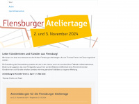 ateliertage-flensburg.de Webseite Vorschau