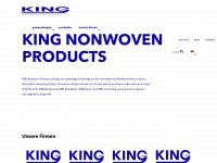 kingnonwovenproducts.com Webseite Vorschau