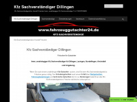 kfz-sachverstaendiger-dillingen.de Webseite Vorschau