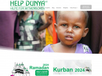 help-dunya.com Webseite Vorschau