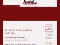 holzhof-maassen.de Webseite Vorschau
