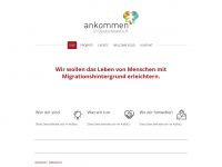 ankommen-in-deutschland.com Webseite Vorschau