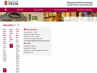 museum-pruem.de Webseite Vorschau