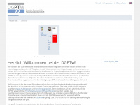 dgptw.org Webseite Vorschau