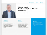 anwalt-arnold.ch Webseite Vorschau