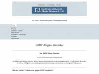 bmw-abgasskandal-bayern.de Webseite Vorschau