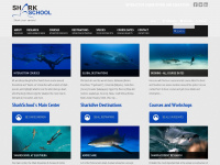 sharkschool.org Webseite Vorschau