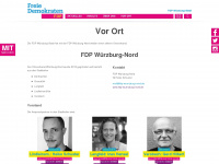 fdp-wuerzburg-nord.de Webseite Vorschau