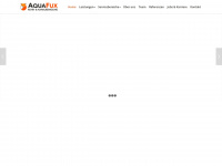aquafux.at Webseite Vorschau