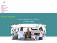 balatonboatshow.hu Webseite Vorschau