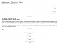 siedlung-zwickauer-damm.de Webseite Vorschau