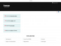 deinze.be Webseite Vorschau