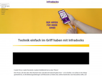 infradocks.ch Webseite Vorschau