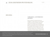 zurgesundenpfote.blogspot.com Webseite Vorschau