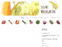 solawi-waldgarten.de Webseite Vorschau