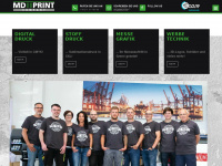 mdprint-company.de Webseite Vorschau
