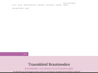 traumkleid-brautmoden.com Webseite Vorschau
