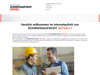 schweissaufsicht-aktuell.info Webseite Vorschau