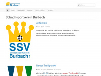 schach-burbach.de Webseite Vorschau