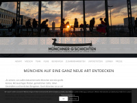 muenchnergeschichten.com Webseite Vorschau