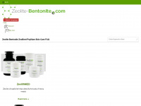 zeolite-bentonite.com Webseite Vorschau